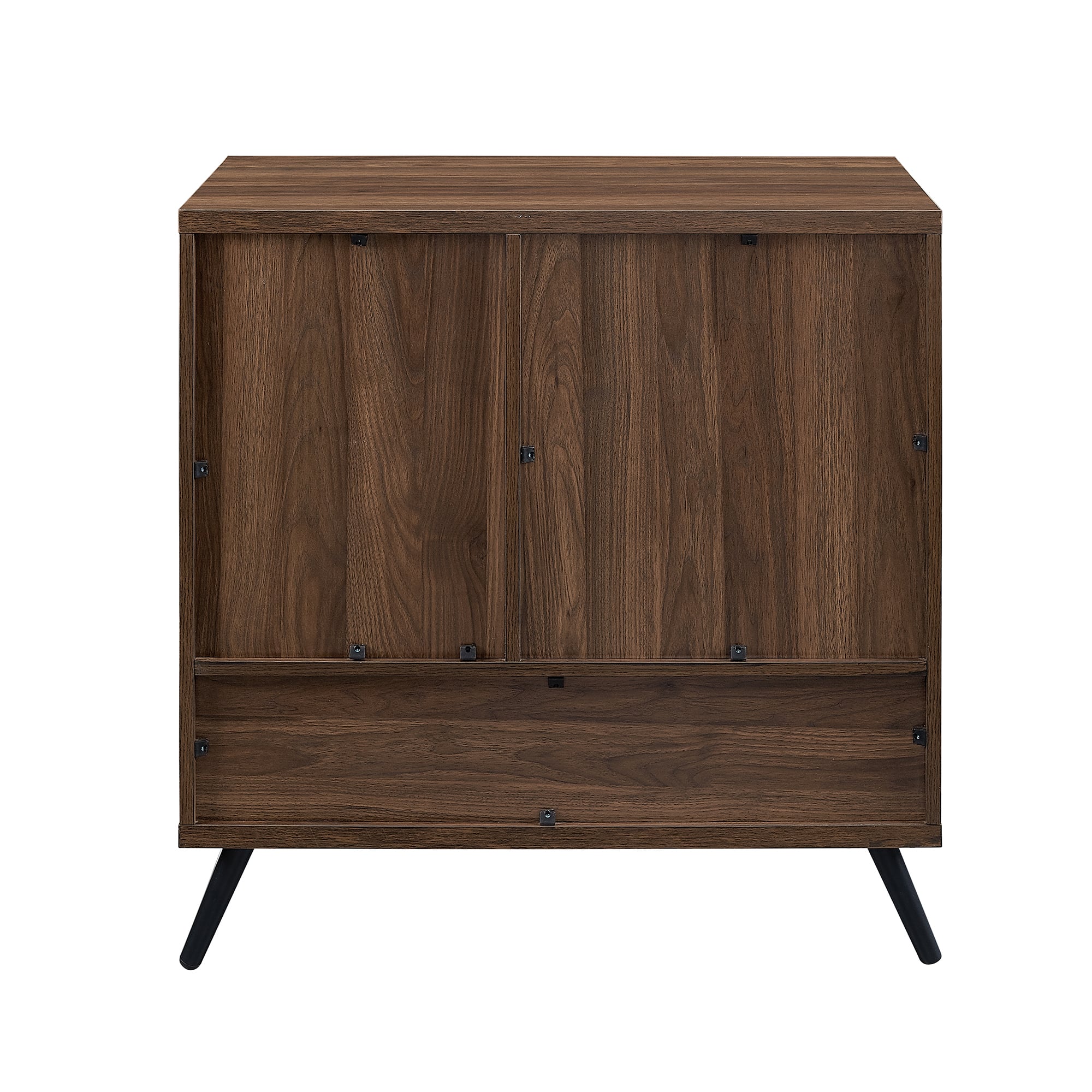 Walker Edison Dark Walnut 2 Door Accent Cabinet